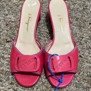 Salvatore Ferragamo Red Women's Heels